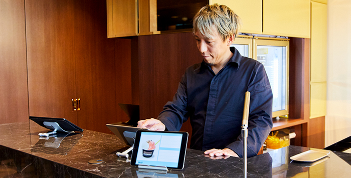 Uレジ FOODの導入事例 飲食店「リストランテ ラッフィナート」インタビュー写真